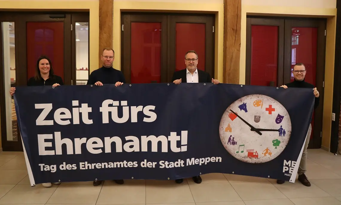 Stadt Meppen lädt zum Tag des Ehren­amtes