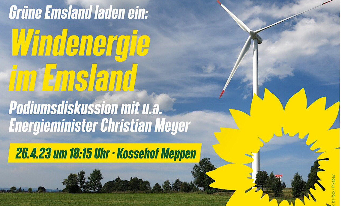 Podiumsdiskussion mit Minister Meyer zur Windenergie im Emsland