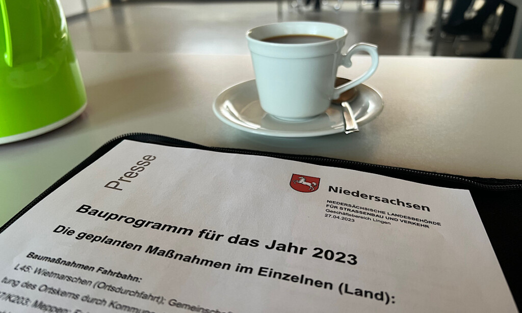 Straßenbauprogramm 2023 im Emsland - Was los in