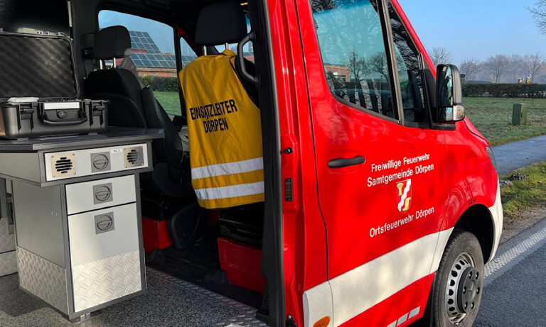 Neulehe – Wohnmobil steht lichterloh in Flammen