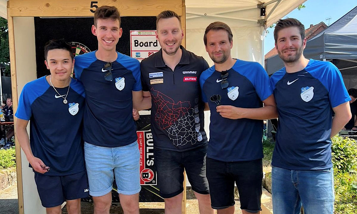 Spannendes Darts-Turnier in Salzbergen – SG Bad Bentheim holt den Pokal – Sportfreunde Schwefingen Überraschungsfinalist