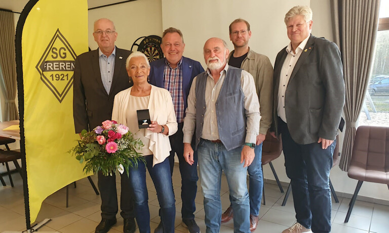 Großes ehrenamtliches Engagement bei der SG Freren: Emsland-Sportmedaille für Christina Stöber
