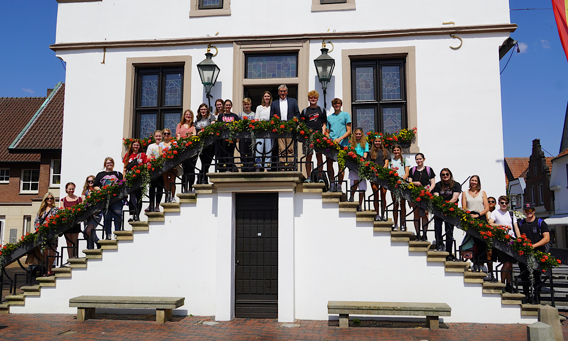 Lingen – Austausch mit den USA: Empfang im Historischen Rathaus