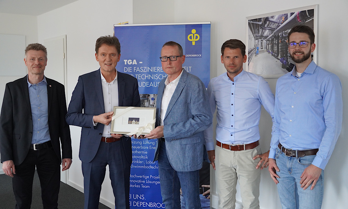 Bauspezialist Depenbrock siedelt sich in Lingen an: Niederlassung in der Rheiner-Straße Kompetenzzentrum für die Planung innovativer Gebäudetechnik
