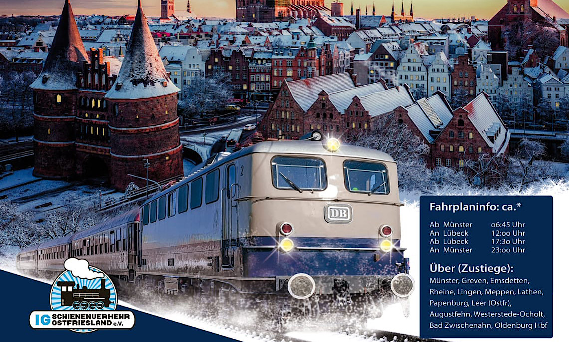 Exklusive Sonderfahrt zum Weihnachtsmarkt Lübeck
