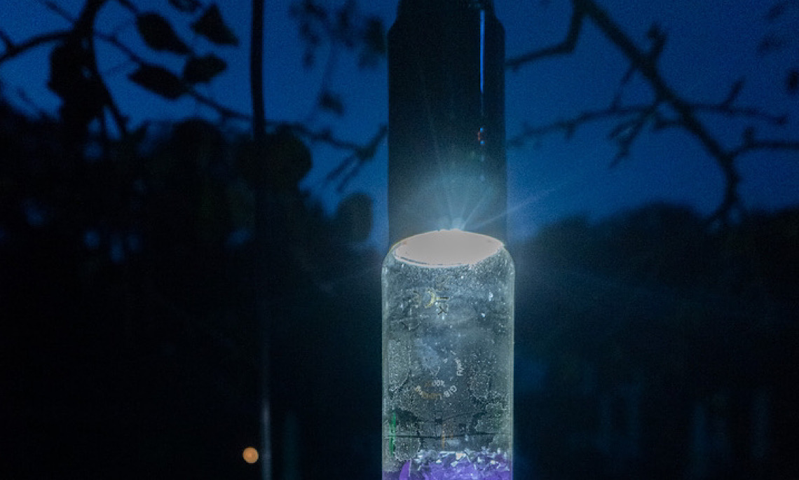 Meppen – Freiluftausstellung ParkLicht – Lichtkunst an der Koppelschleuse