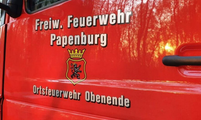 Papenburg – Zwei Wohnungen nach Brand in Reihenhauskomplex unbewohnbar