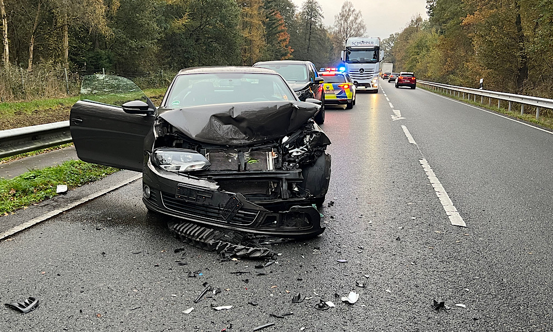 Geeste – Auffahrunfall auf B70
