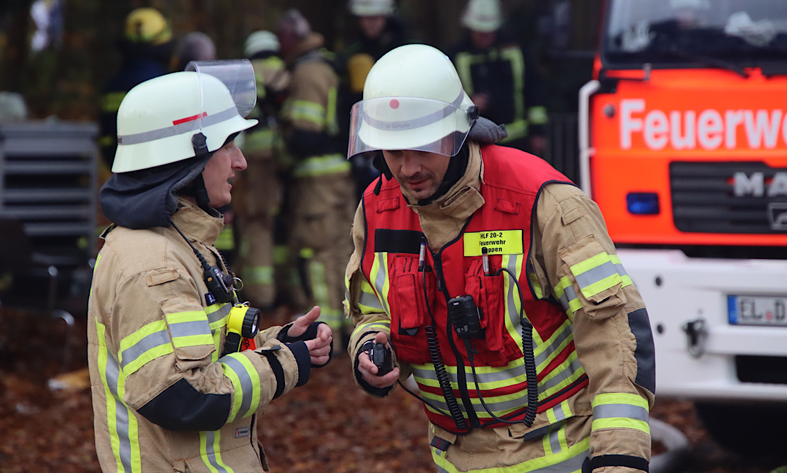 Kommunikation unter den Einsatzkräften ist wichtig