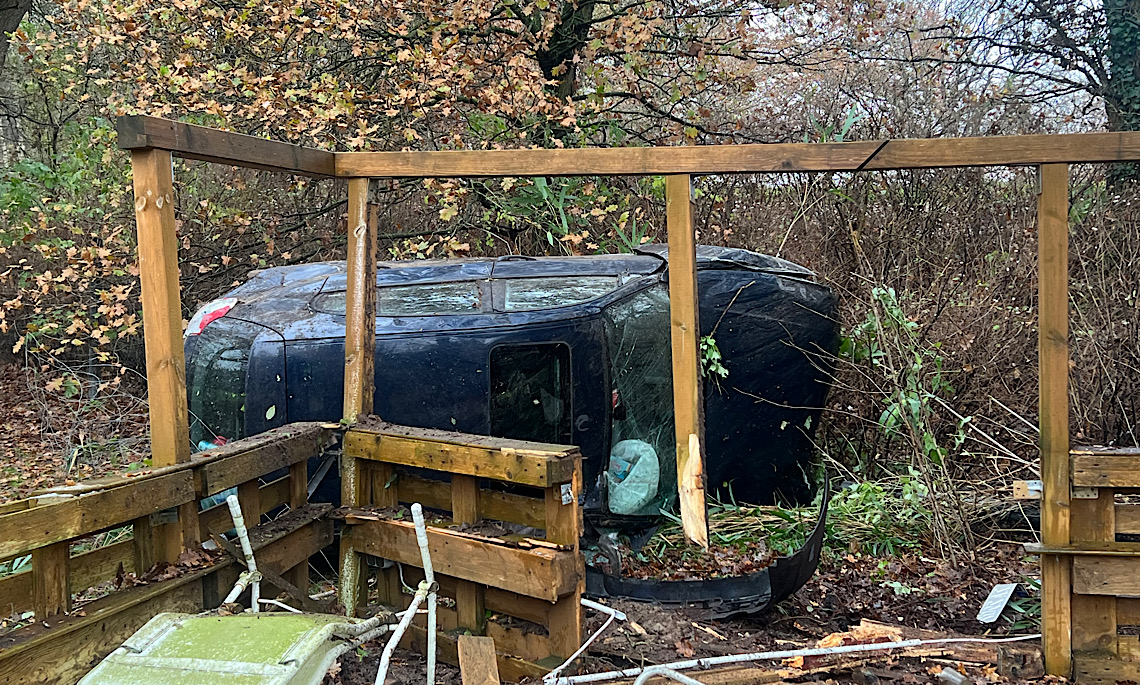 Mehrere Verletzte nach spektakulärem Unfall zwischen Rühle und Klein Hesepe