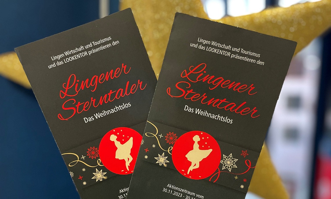 Live Verlosung des Lingener Sterntalers am 5. Januar im Lookentor