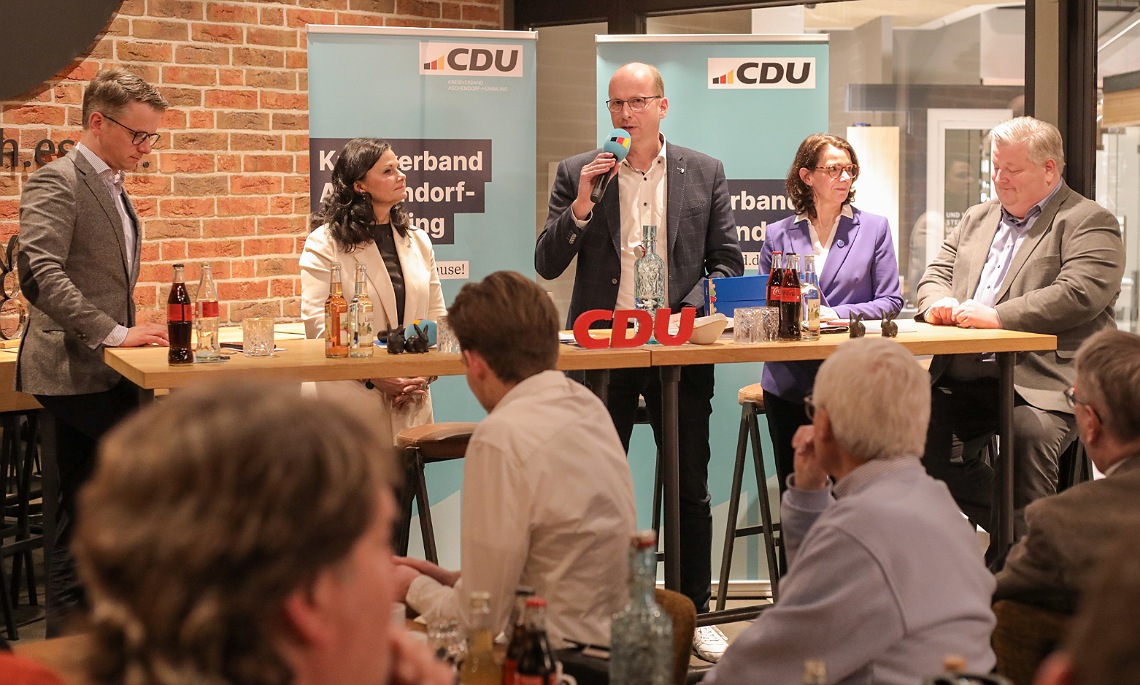 „Kennst Du den SV Meppen?“ – CDU-Generalsekretär Carsten Linnemann diskutiert über Grundsatzprogramm (und Fußball)