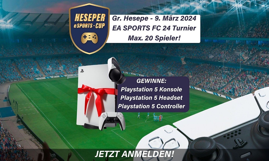 Gaming-Event im März: Erster Heseper eSports-Cup