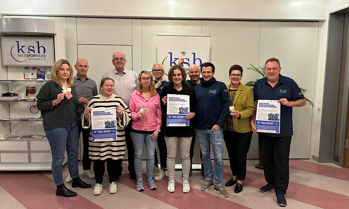 Rekordspiel beim SV Meppen – KSB und Sportjugend Emsland unterstützen Initiative der Ems-Achse und des SV Meppen