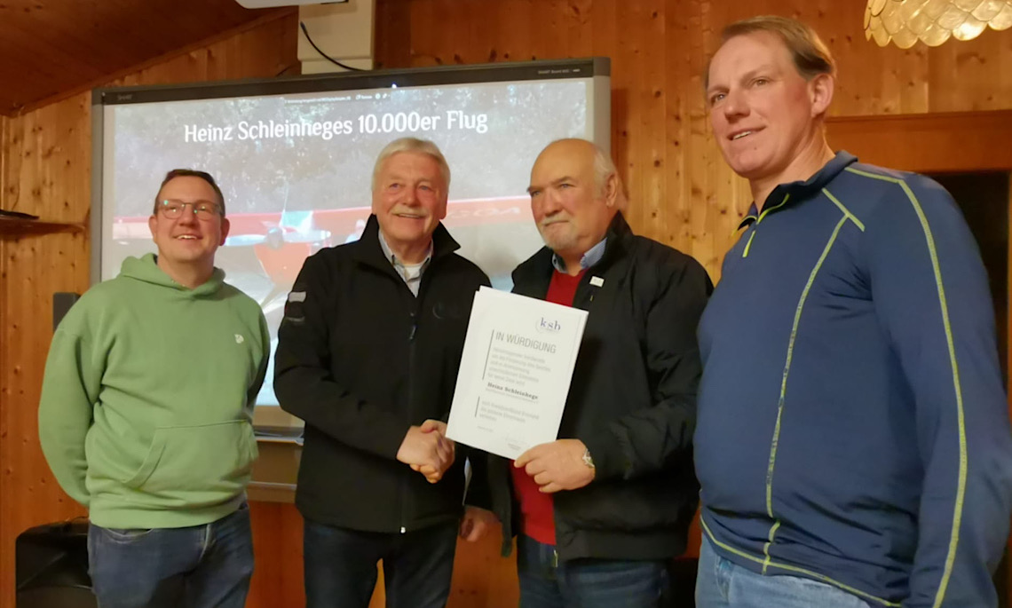 Segelflugverein Aschendorf – Herbrum e.V. „Alte Ems“ feiert Ehrung und Meilenstein