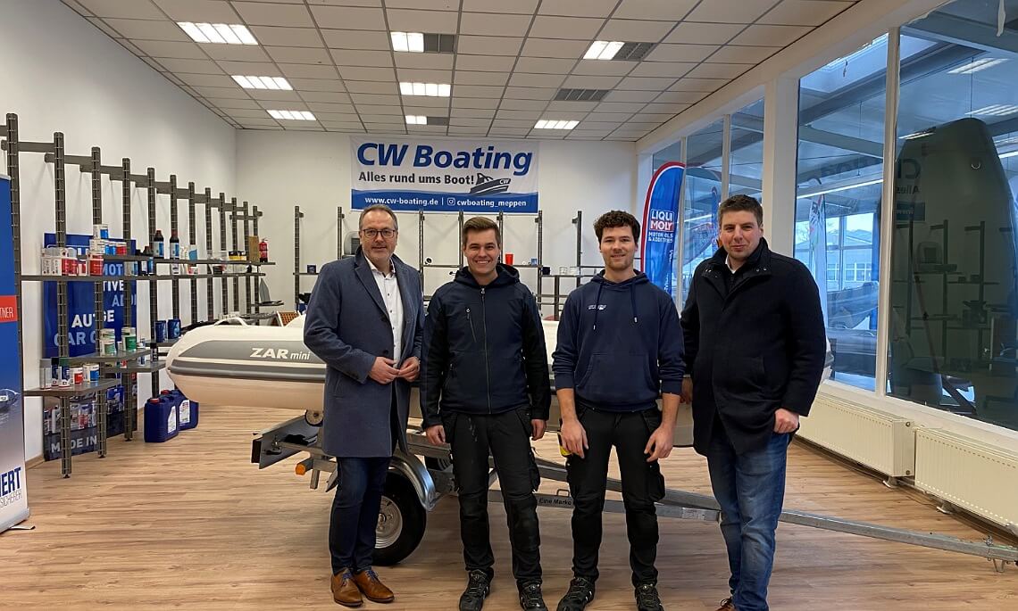 Meppen – Bürgermeister besucht CW Boating GbR