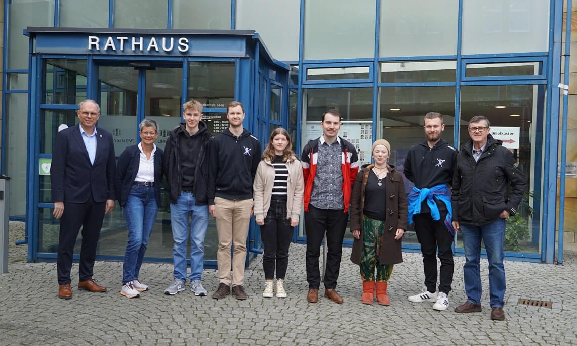 Rudererinnen und Ruderer aus Burton upon Trent besuchten Lingen