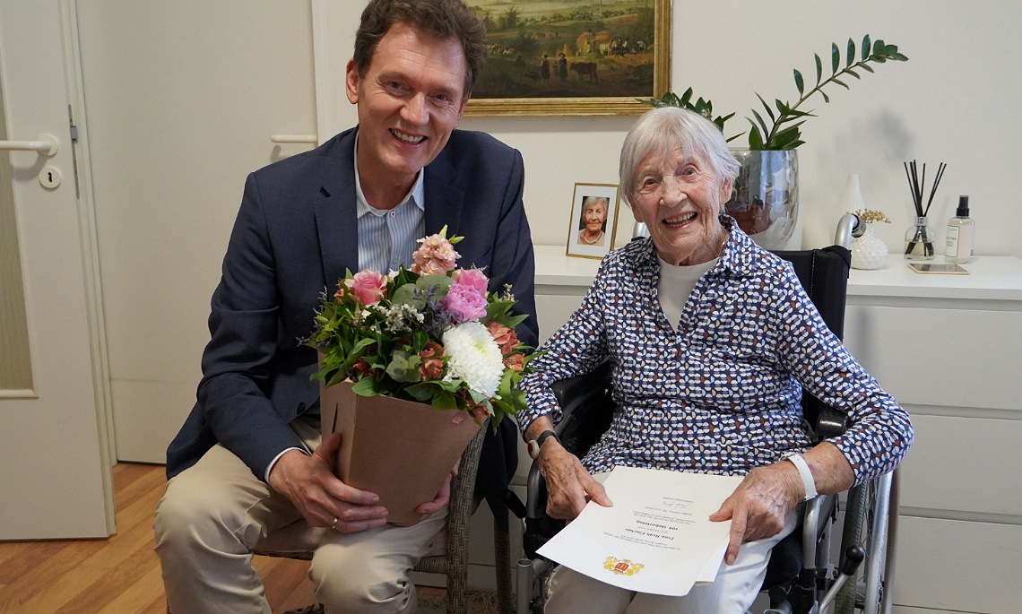 Lingenerin Ruth Fischer feiert 104. Geburtstag