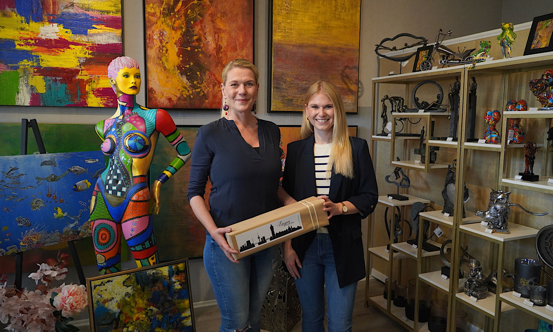 Lingen – Kunstkuss in der Alten Haselünner Straße neu eröffnet