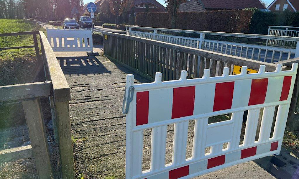 Geeste – Radwegebrücke Neuer Diek wird komplett saniert