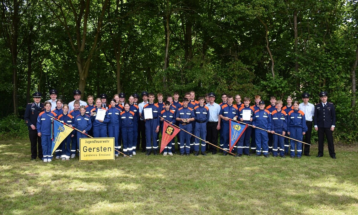 Emsländische Jugendfeuerwehren in der Erfolgsspur