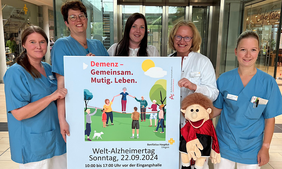 Welt-Alzheimertag als Aktionstag für die ganze Familie am Bonifatius Hospital Lingen 
