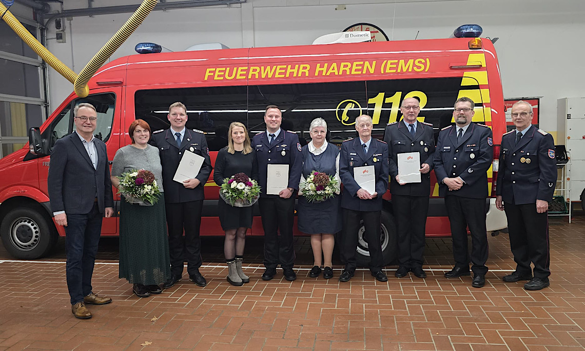 Jubiläumsfeier der Feuerwehr Haren