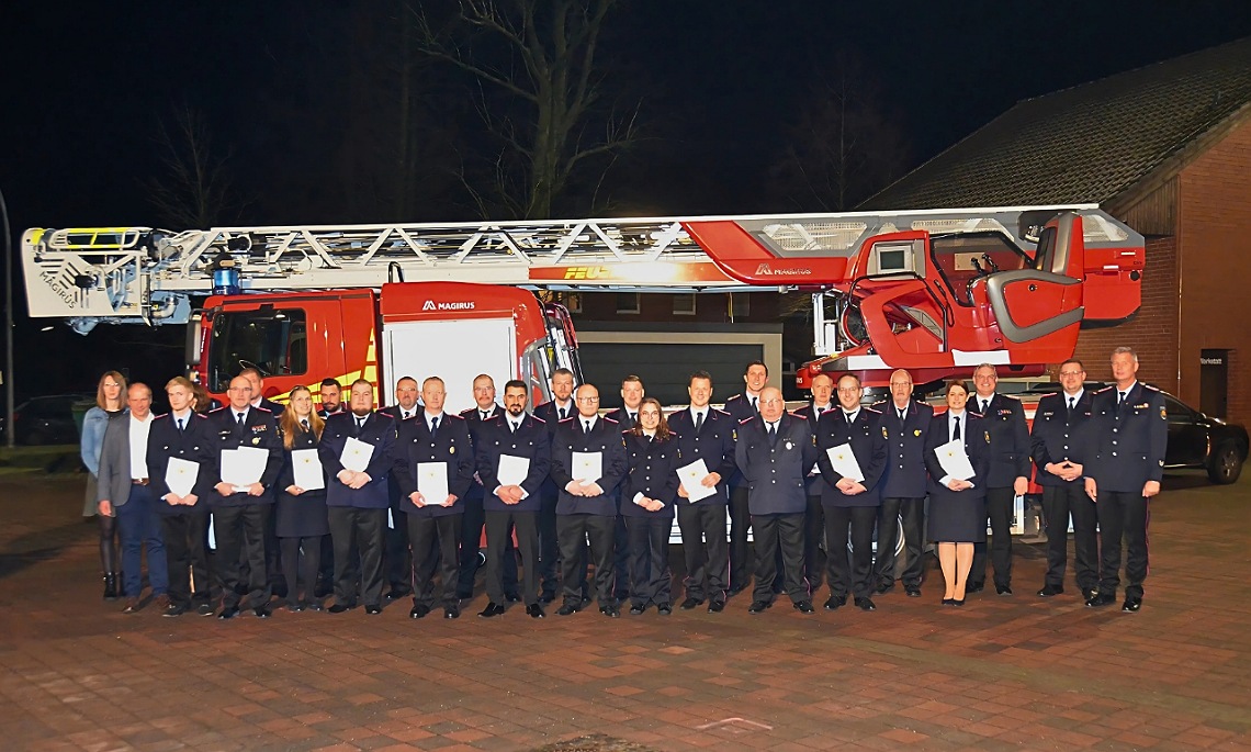 Jahresdienstversammlung Freiwillige Feuerwehr Lingen