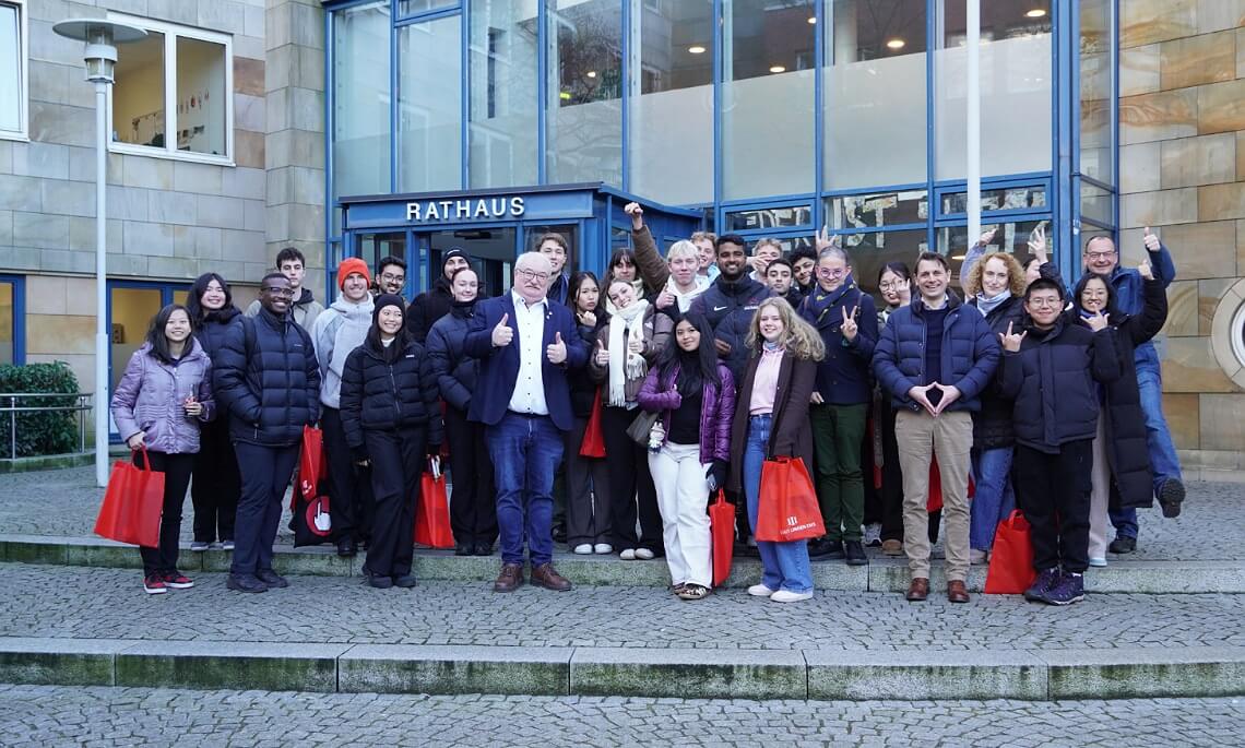 Empfang der Vertreter der Monash University im Lingener Rathaus