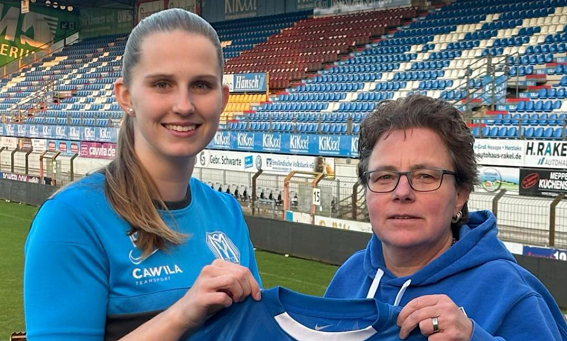 Laura Hohm auch künftig im Trikot des SV Meppen