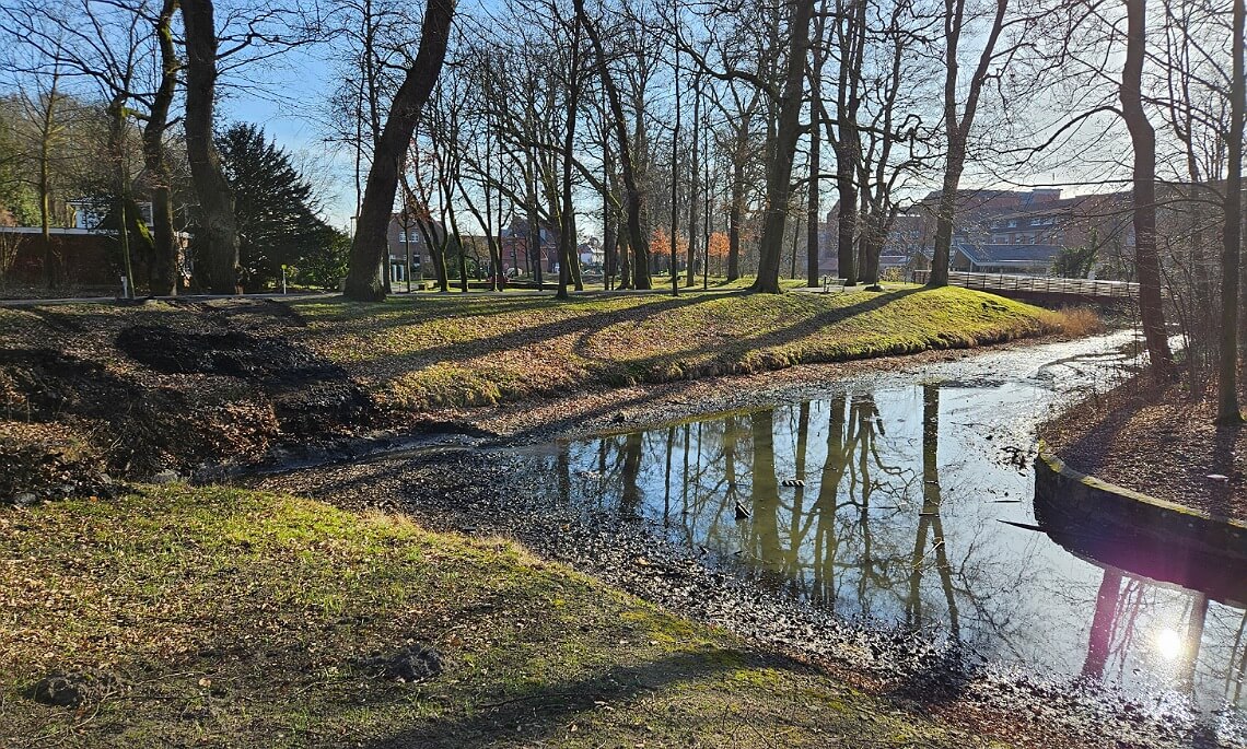 Meppen – Östlicher Stadtgraben wird geräumt