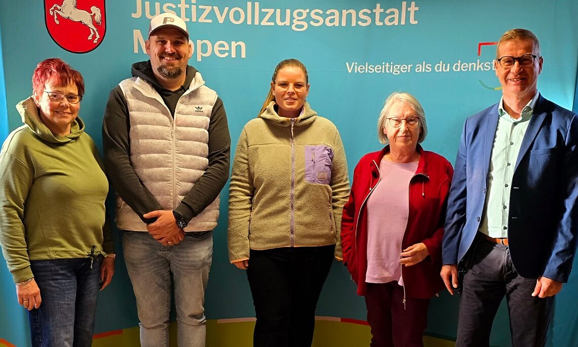 Neue Mitglieder im Ehrenamt des Anstaltsbeirats der JVA Meppen