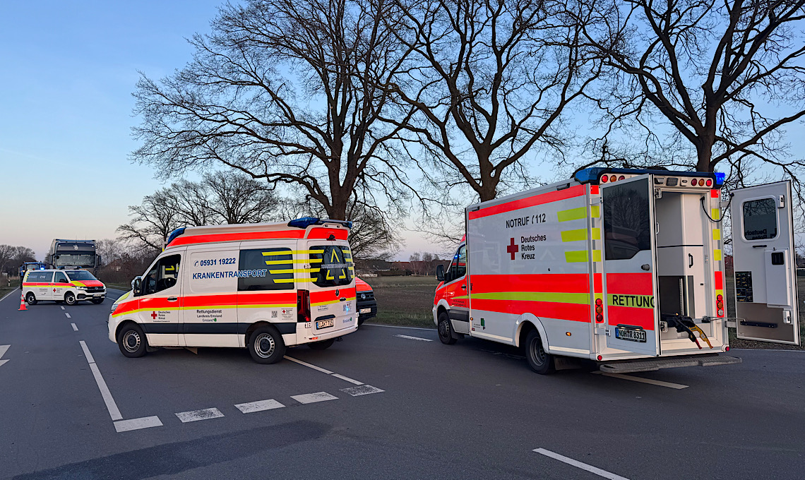 Twist – Zwei Verletzte nach Unfall auf L47