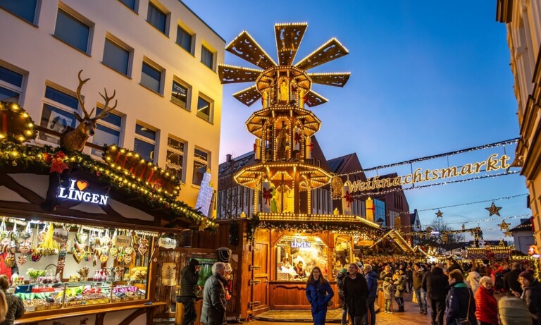 Standplätze für den Lingener Weihnachtsmarkt 2025 sichern
