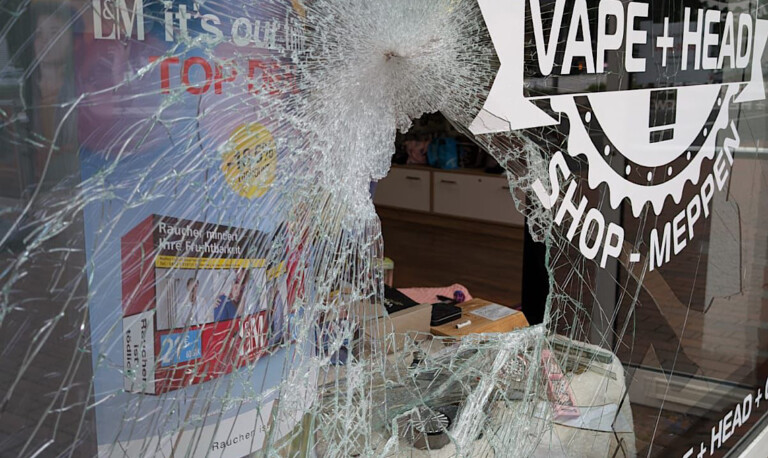 Meppen – Nächtlicher Einbruch in Vape Shop