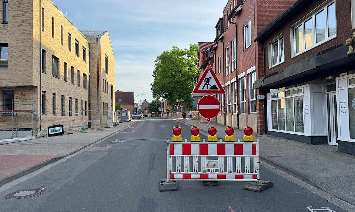 Meppen – Vollsperrung der Kuhstraße ab dem 2. Juni