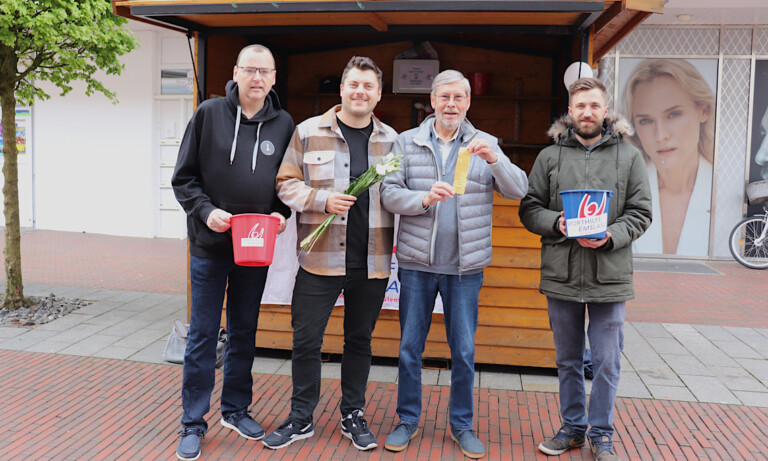 Losglück in der Lingener Innenstadt – Franz-Hermann Determann zieht Hauptgewinn von 4.000€