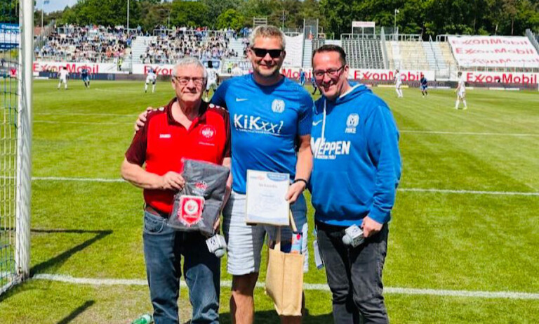 Außergewöhnliches Engagement von Björn Herbers vom SV DJK Fehndorf wird belohnt