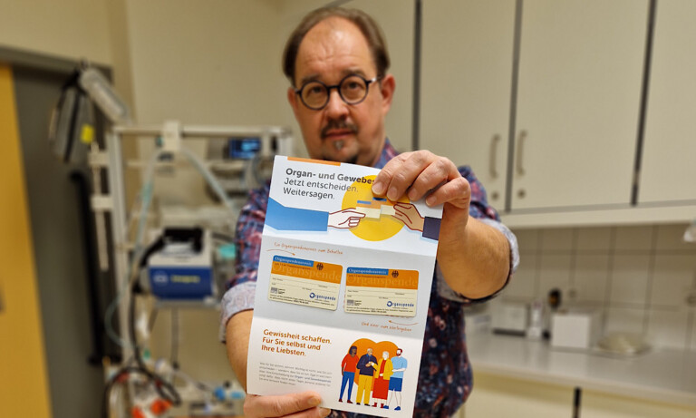 Aufklärung zum Thema Organspende im Krankenhaus Ludmillenstift