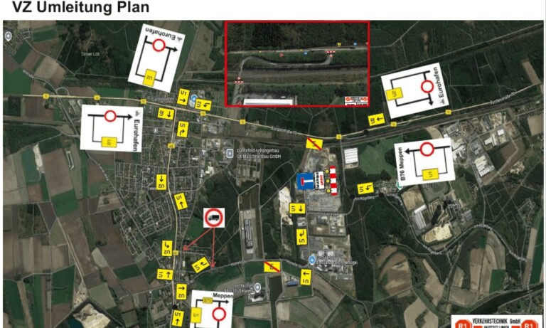 Erneute Vollsperrung des Bahnübergangs Am Rögelberg in Meppen