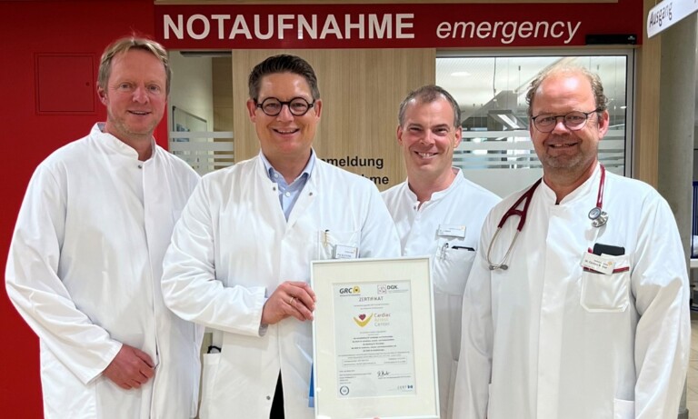 Spezialisierte Hilfe für Patienten mit plötzlichem Herzstillstand im Cardiac Arrest Center des Bonifatius Hospitals Lingen
