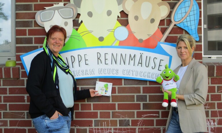 Nordhorn – Kita Rennmäuse erhält Auszeichnung für erfolgreiche Teilnahme am Gesundheitsprogramm „JolinchenKids“
