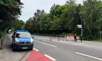 Lingen – Frachter rammt Brücke über Dortmund-Ems-Kanal