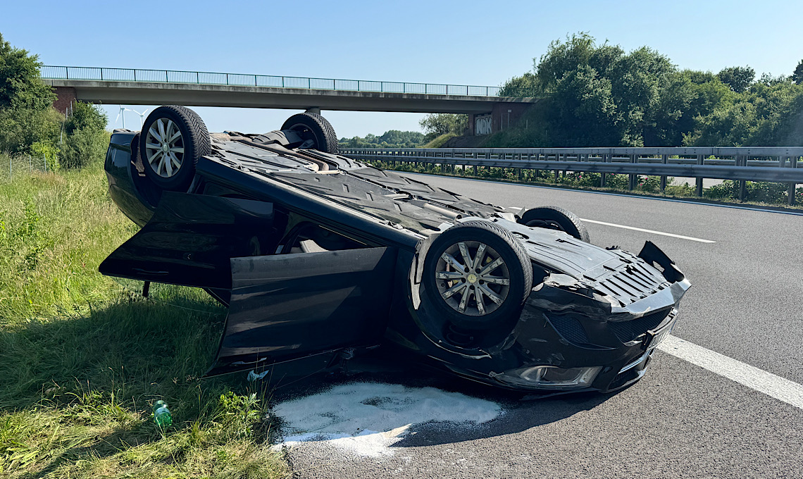 A31 – Schwerer Unfall zwischen Dörpen und Rhede
