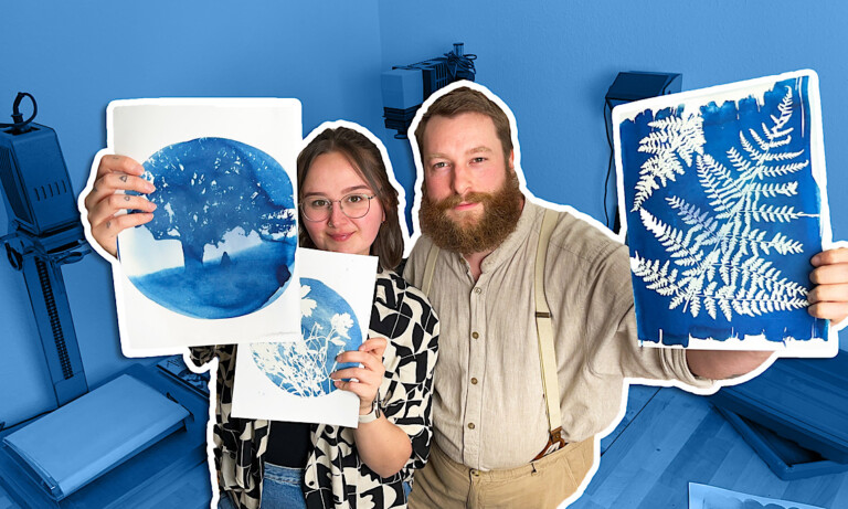 Kunstschule Zinnober – Cyanotypie & Wildpflanzen – Fotografie ohne Kamera