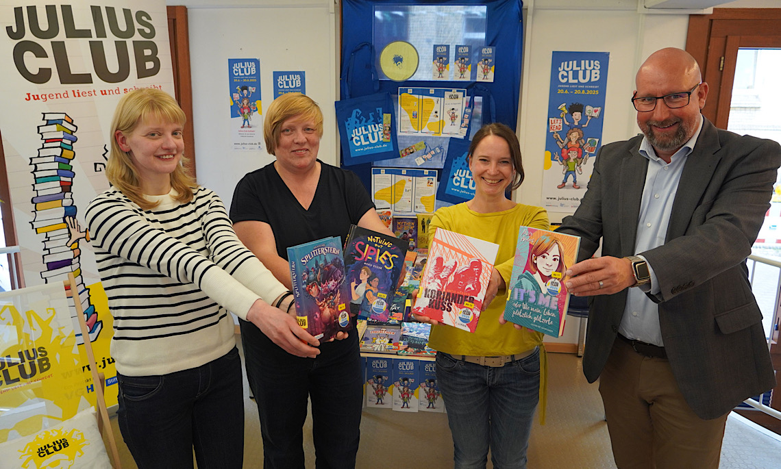 Julius-Club 2025 startet in der Stadtbibliothek Lingen