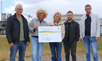 Mitarbeitende der bp Raffinerie Lingen spenden 5.720 Euro für Waisenkinder in Ghana