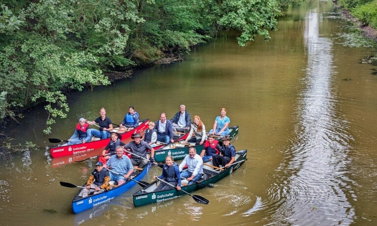 Nordhorn – Schule, Stadt, und Sparkasse in einem Boot