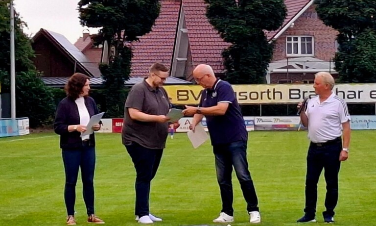 Langjähriges Engagement im Ehrenamt gewürdigt – KSB ehrt Vorstandsmitglieder des BVC Clusorth-Bramhar