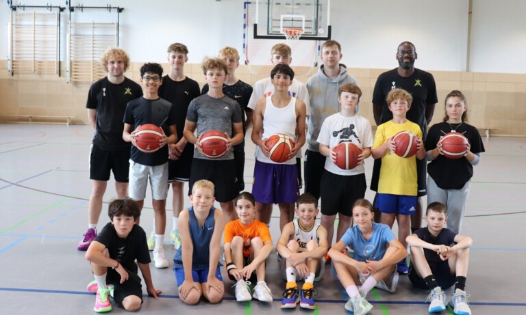 Artland Dragons trainieren im Emsland – Basketball-Nachwuchs zu Gast in Sögel